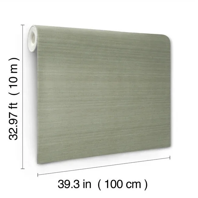 York Wallcoverings Milano Silk Emerald Wallpaper - SKU SI6862