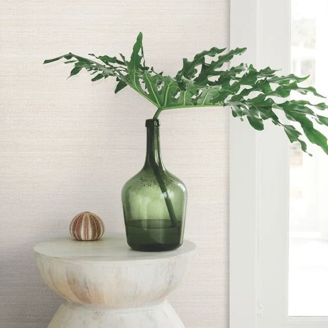 York Wallcoverings Milano Silk Ivory Wallpaper - SKU SI6843