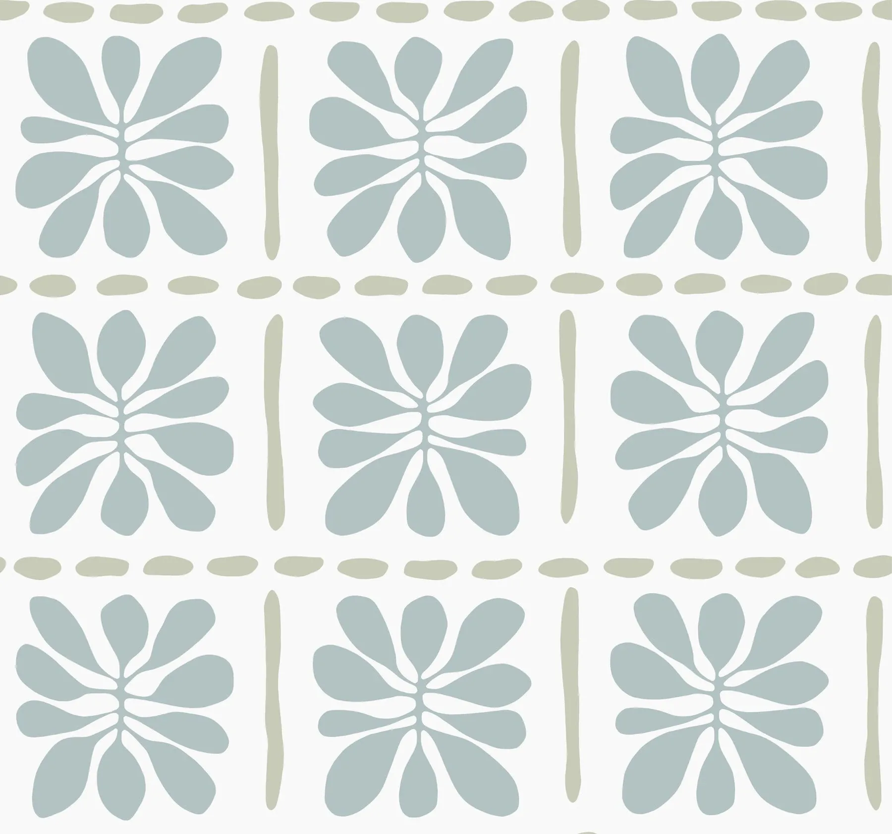 York Wallcoverings Mimosa Fleur Mineral Wallpaper - SKU ZM2806