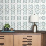 York Wallcoverings Mimosa Fleur Mineral Wallpaper | Wallpaper Twins York Wallcoverings Mimosa Fleur Mineral Wallpaper - SKU ZM2806