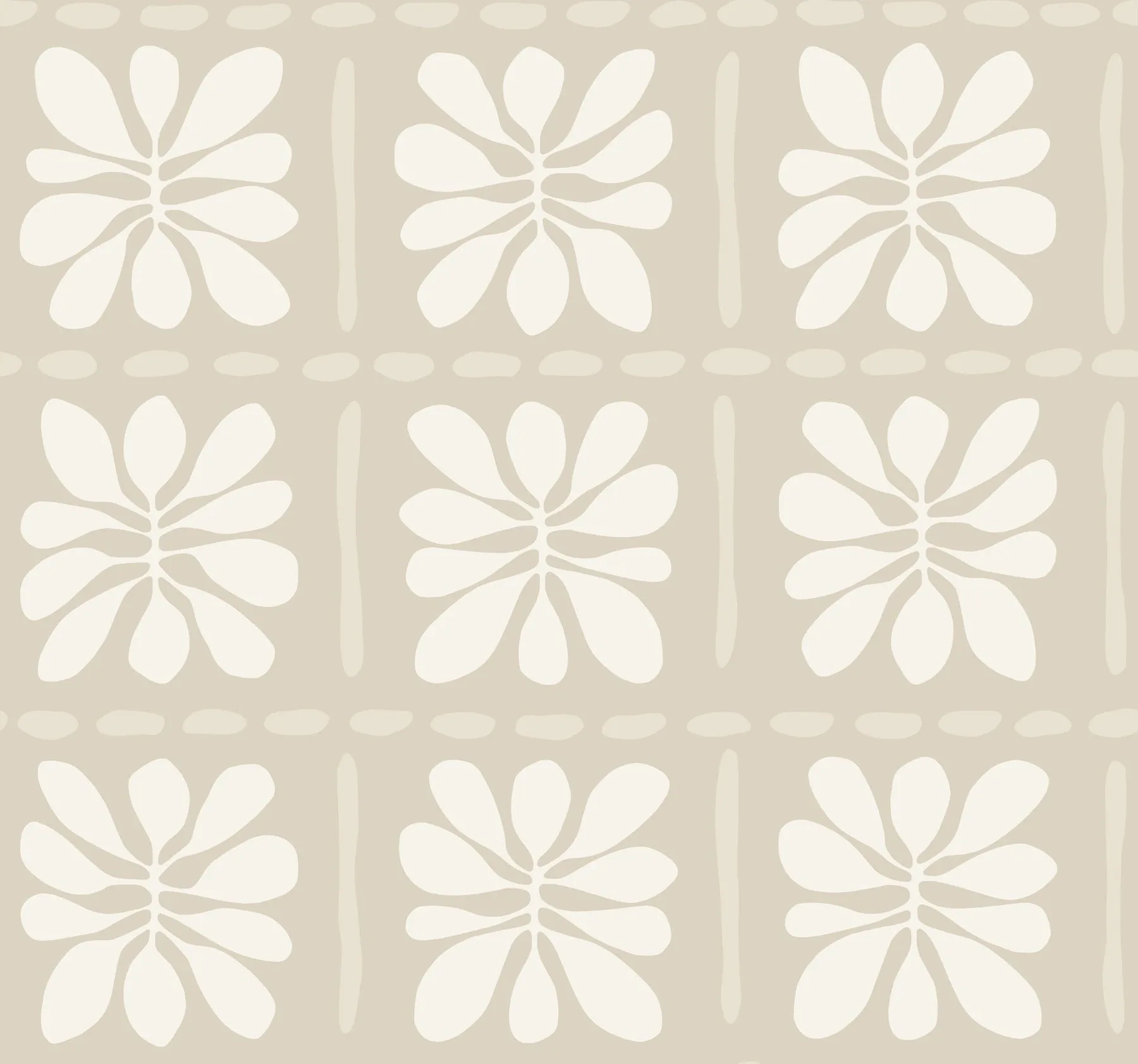 York Wallcoverings Mimosa Fleur Nude Wallpaper - SKU ZM2808