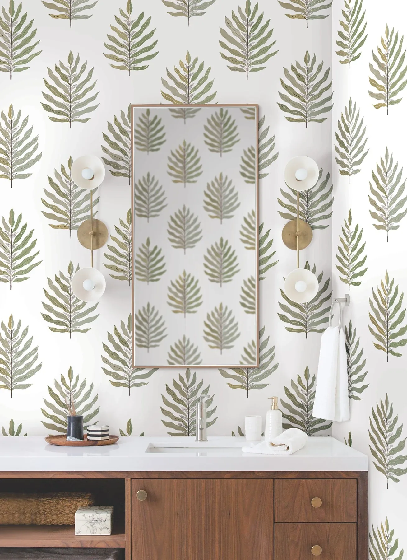 York Wallcoverings Miramar Desert Palm Wallpaper | Wallpaper Twins York Wallcoverings Miramar Desert Palm Wallpaper - SKU MT5603