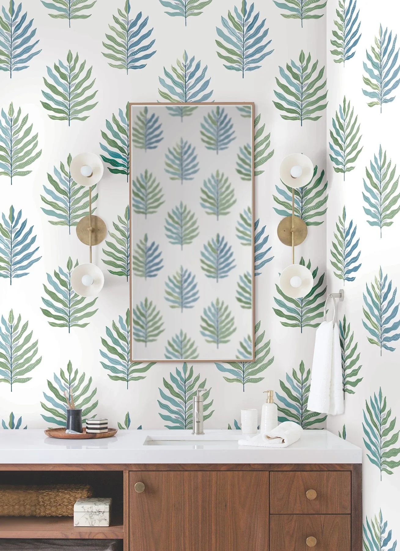York Wallcoverings Miramar Lush Wallpaper | Wallpaper Twins York Wallcoverings Miramar Lush Wallpaper - SKU MT5602