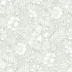 York Wallcoverings Modern Acanthus Vintage Duck Egg Peel & Stick Wallpaper - SKU PSW1446RL