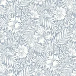 York Wallcoverings Modern Acanthus Wedgewood Blue Peel & Stick Wallpaper - SKU PSW1443RL