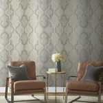 York Wallcoverings Modern Ombre Damask Beige Wallpaper | Wallpaper Twins York Wallcoverings Modern Ombre Damask Beige Wallpaper - SKU DM4941