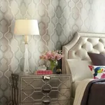York Wallcoverings Modern Ombre Damask Brown Wallpaper | Wallpaper Twins York Wallcoverings Modern Ombre Damask Brown Wallpaper - SKU DM4943