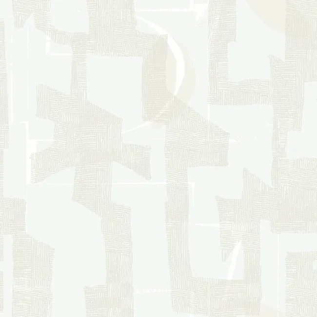 AG2102 | Modern Tribal Dove & Sand Wallpaper