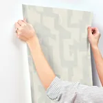 York Wallcoverings Modern Tribal Neutral & Grey Wallpaper - SKU AG2105