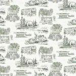 York Wallcoverings Modern Vista Toile Evergreen Wallpaper | Wallpaper Twins York Wallcoverings Modern Vista Toile Evergreen Wallpaper - SKU RT7863