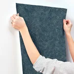 York Wallcoverings Modern Wood Indigo Wallpaper | Wallpaper Twins York Wallcoverings Modern Wood Indigo Wallpaper - SKU OI0714