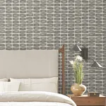 York Wallcoverings Modernist Motif Carbon Black Wallpaper - SKU ZM2865
