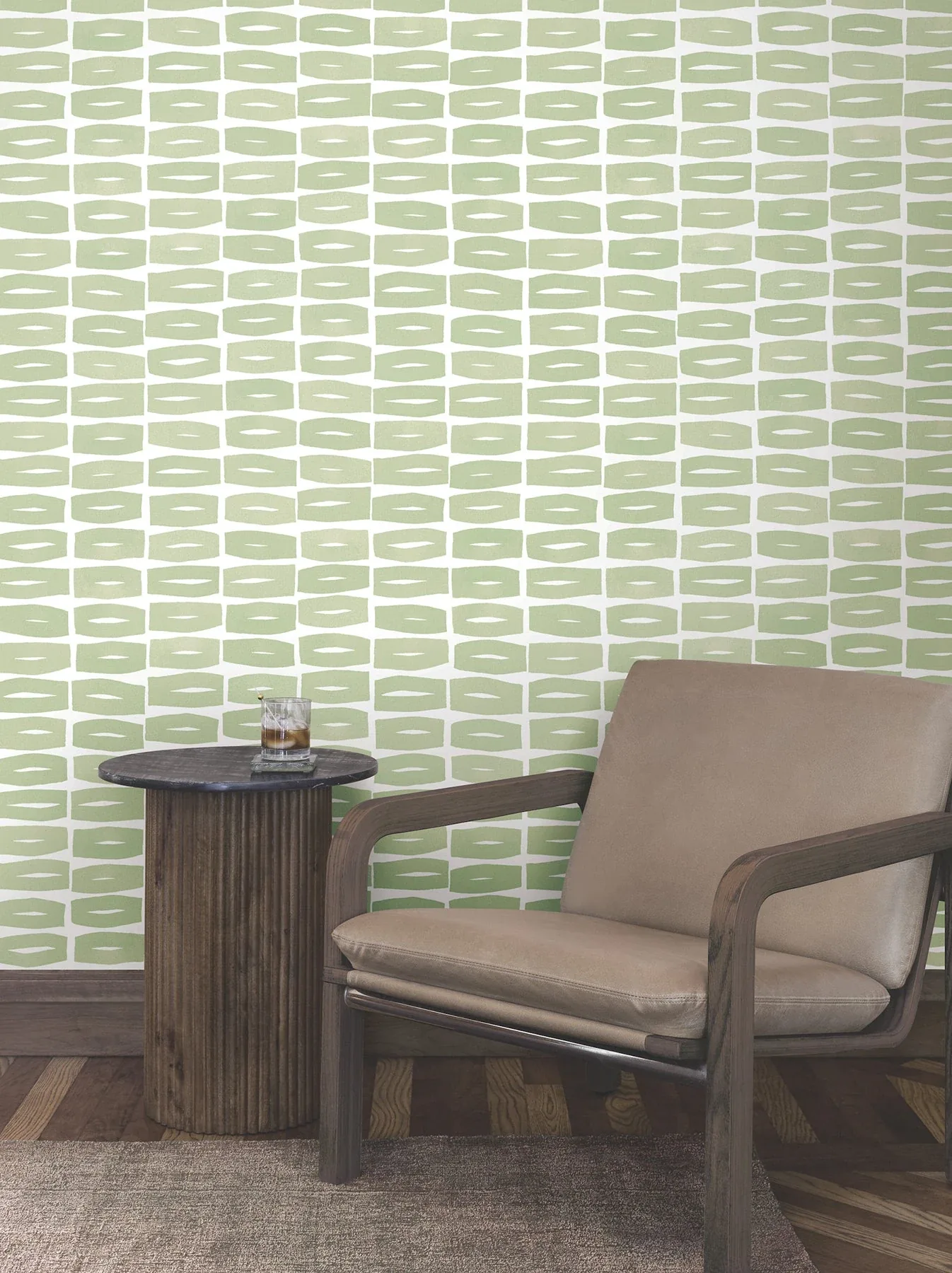 York Wallcoverings Modernist Motif Leaf Wallpaper - SKU ZM2862