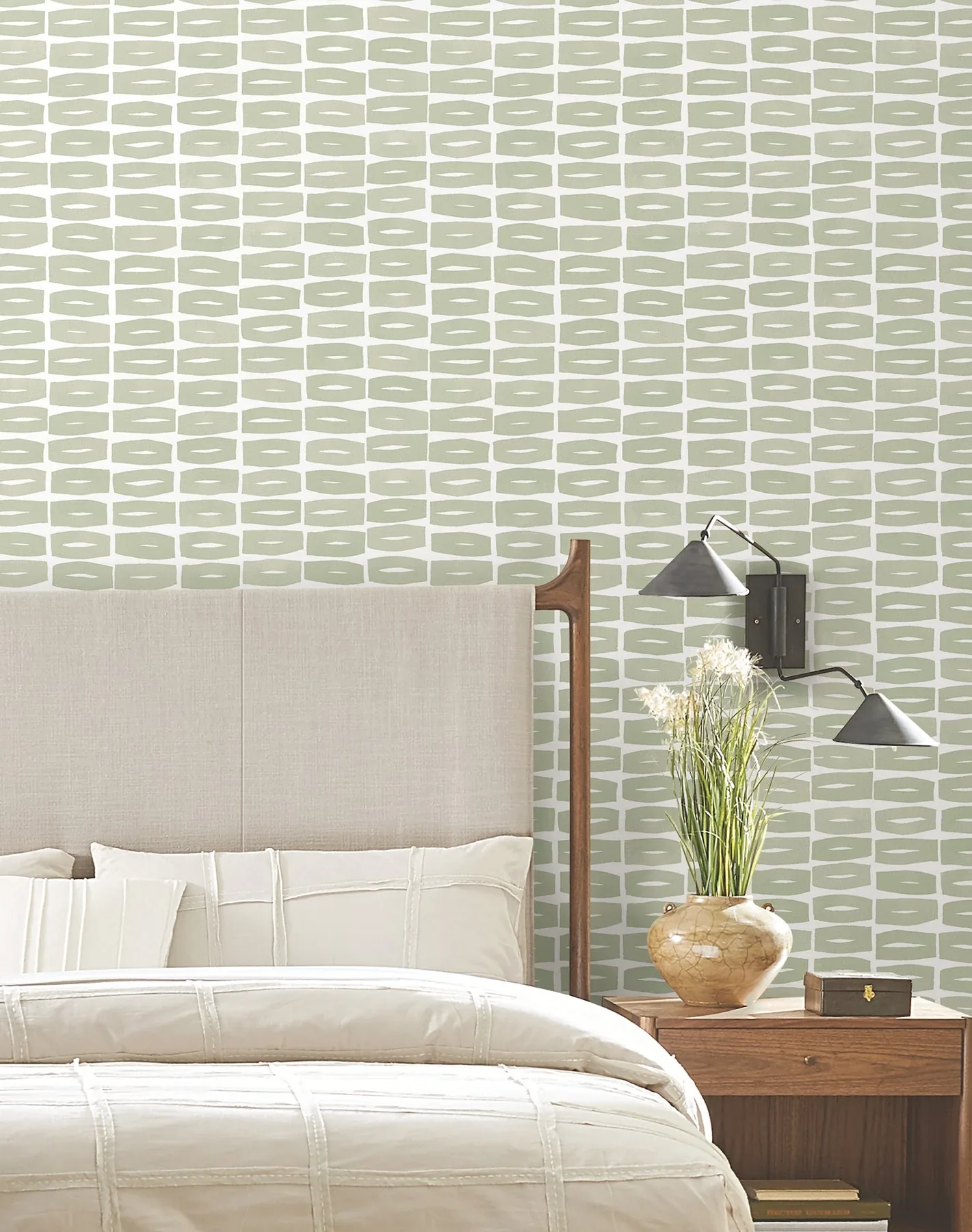 York Wallcoverings Modernist Motif Leaf Wallpaper - SKU ZM2862