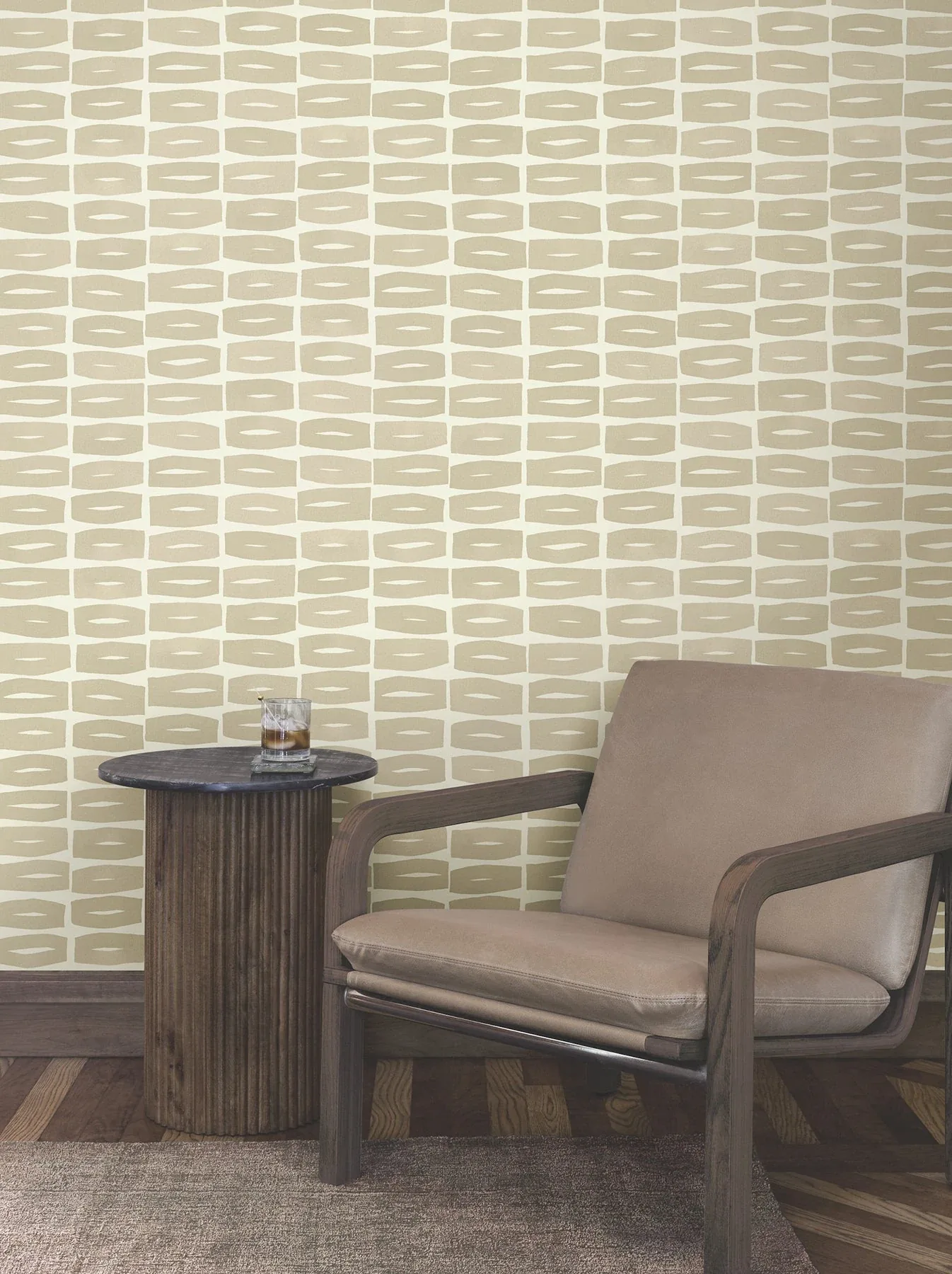 York Wallcoverings Modernist Motif Linseed Oil Wallpaper - SKU ZM2864