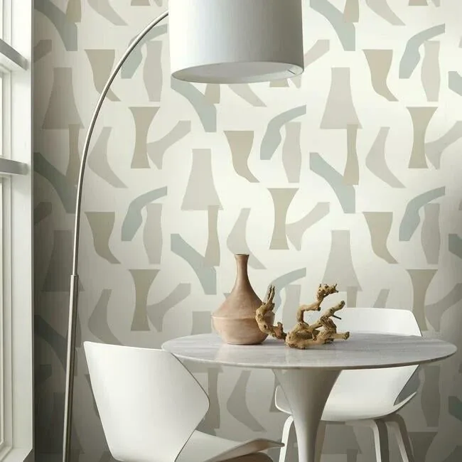 York Wallcoverings Modernist Neutral Peel & Stick Wallpaper - SKU PSW1056RL
