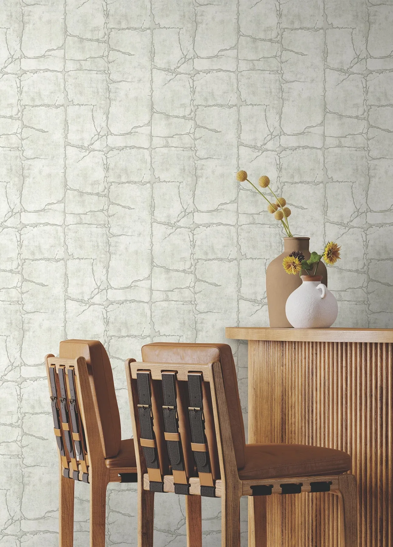 York Wallcoverings Mojave Grey Wallpaper - SKU GN2583