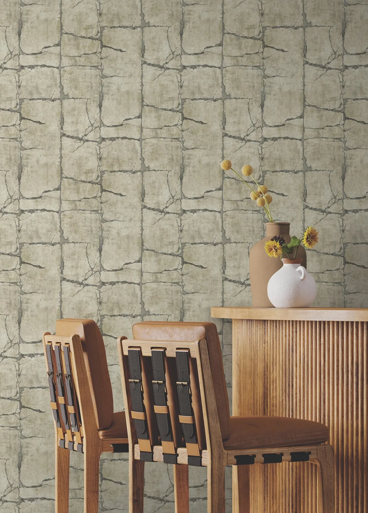 York Wallcoverings Mojave Taupe Wallpaper - SKU GN2581