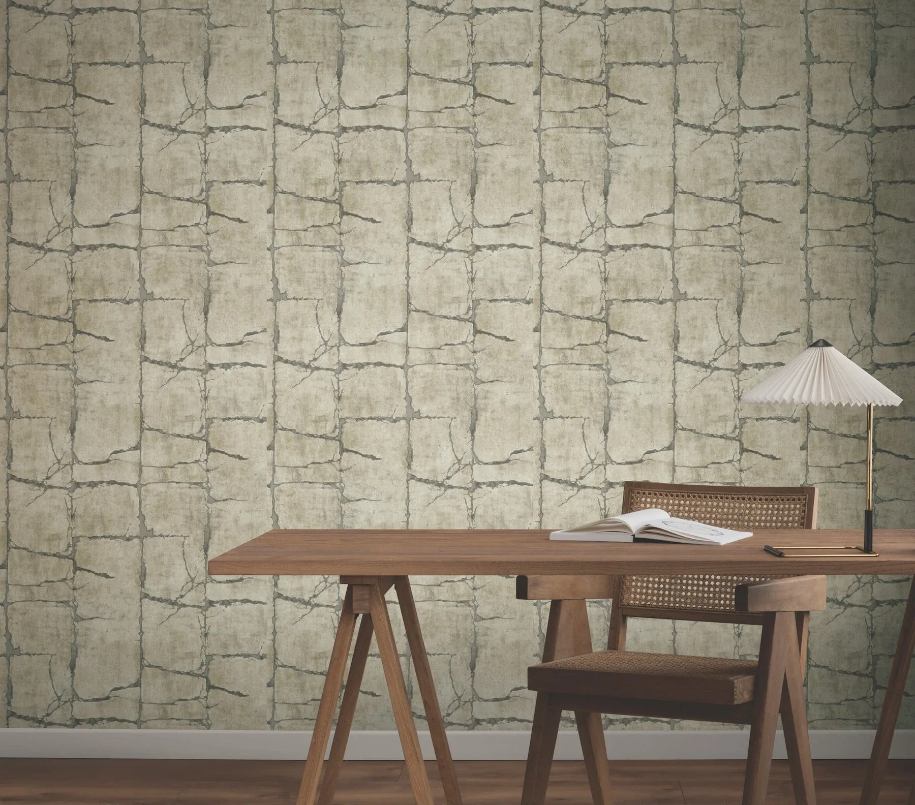 York Wallcoverings Mojave Taupe Wallpaper - SKU GN2581