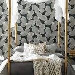York Wallcoverings Monarch Onyx Peel & Stick Wallpaper - SKU PSW1565RL