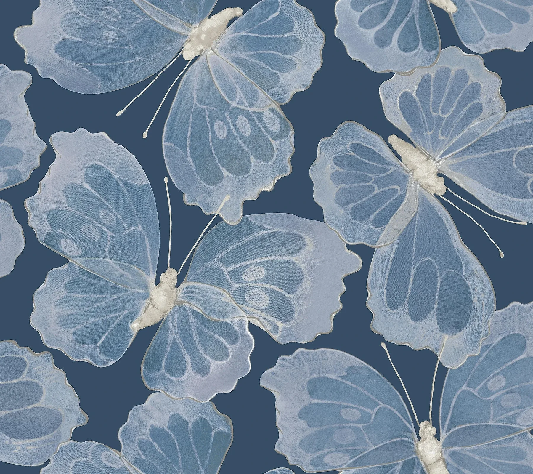 PSW1566RL | Monarch Pewter Peel & Stick Wallpaper