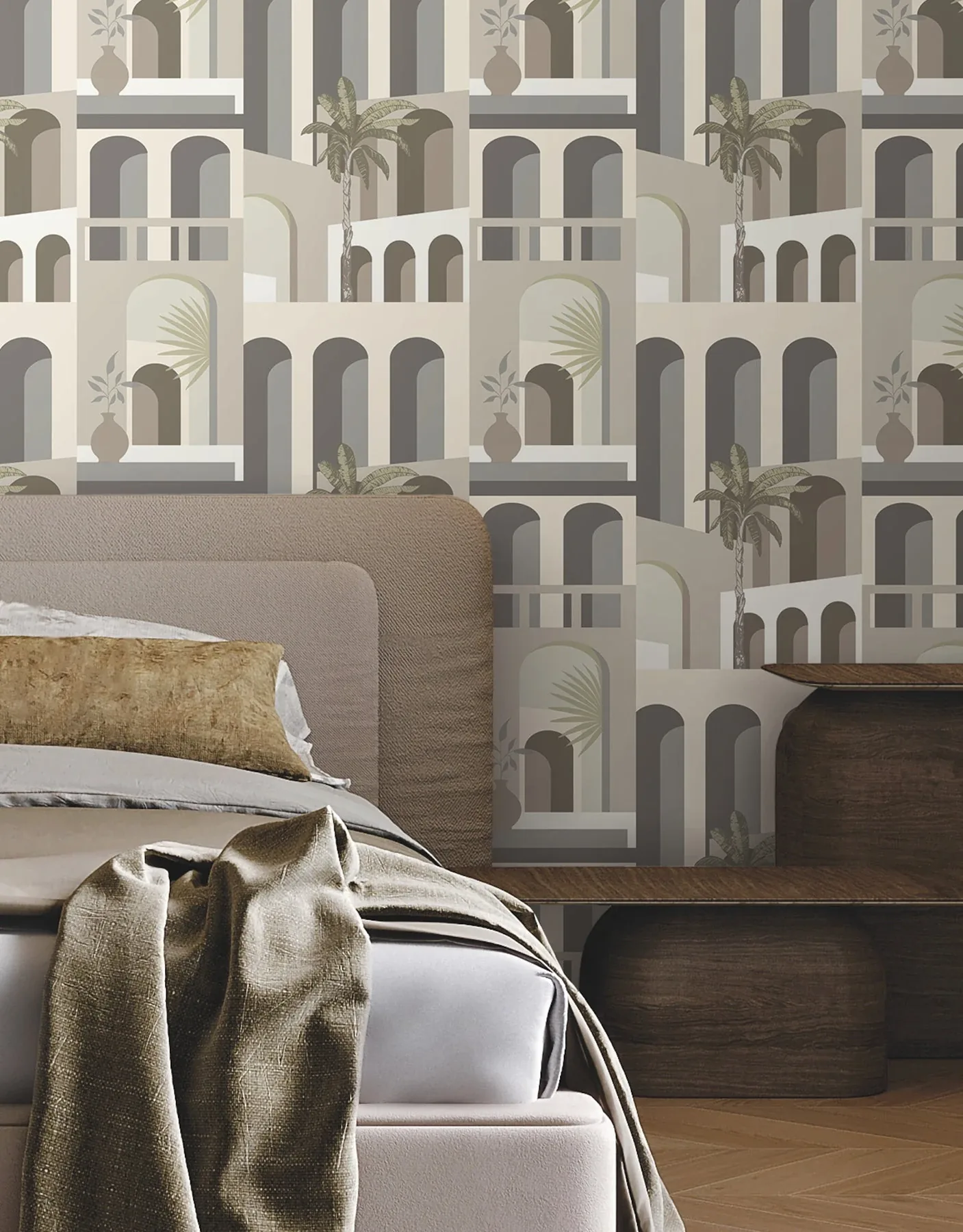 York Wallcoverings Monte Vista Sand & Fog Wallpaper - SKU MT5618