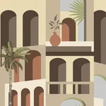 York Wallcoverings Monte Vista Sunstone Wallpaper - SKU MT5617