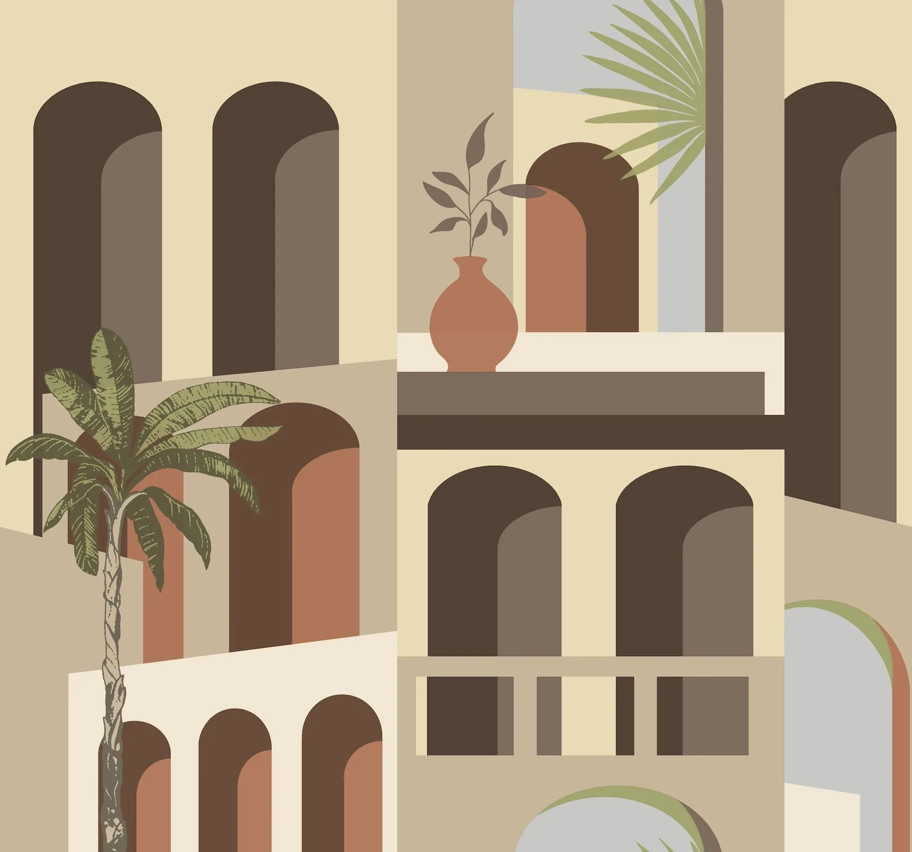York Wallcoverings Monte Vista Sunstone Wallpaper - SKU MT5617