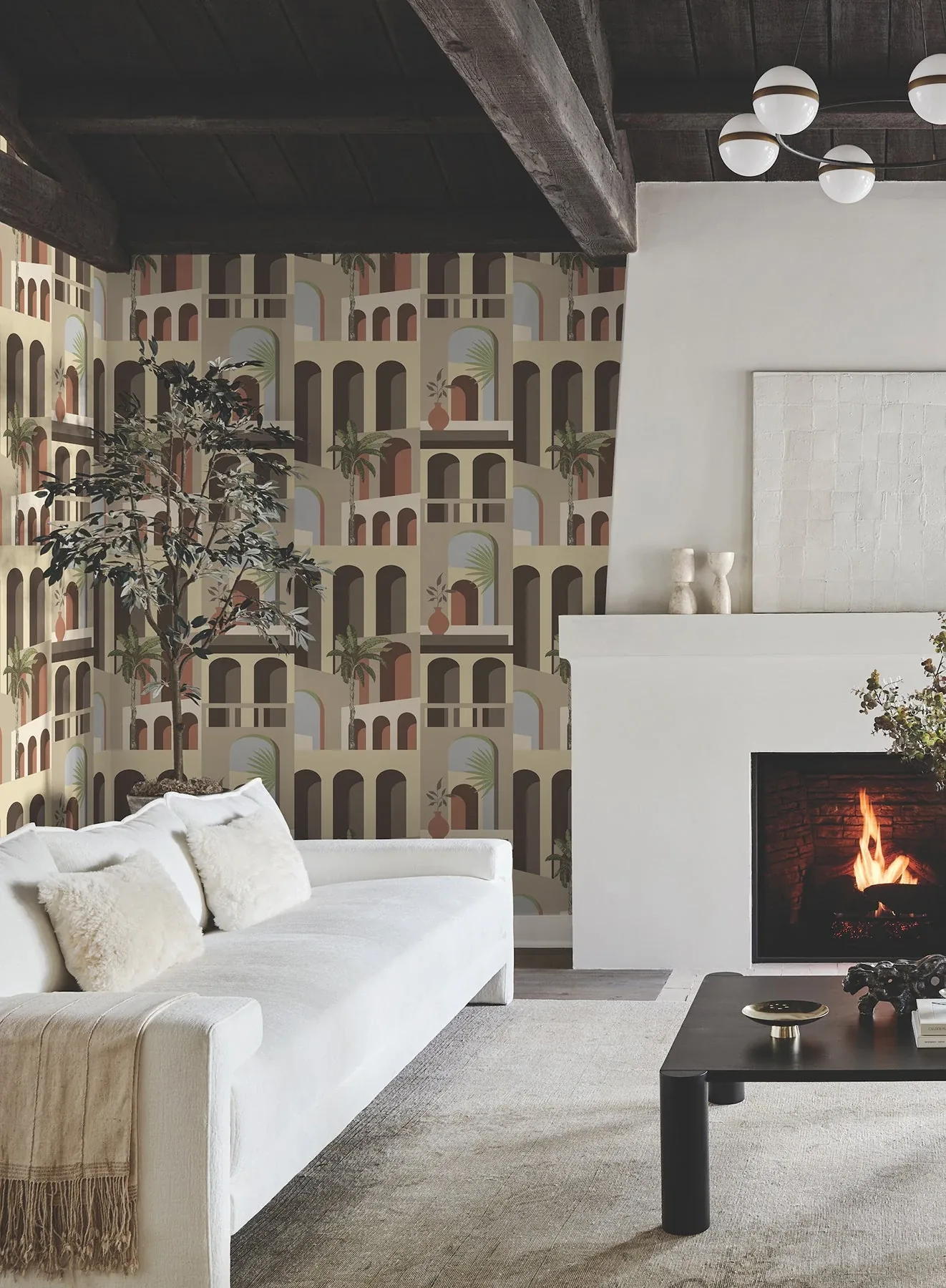 York Wallcoverings Monte Vista Sunstone Wallpaper - SKU MT5617
