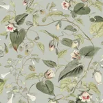 York Wallcoverings Moon Flower Dove Wallpaper | Wallpaper Twins York Wallcoverings Moon Flower Dove Wallpaper - SKU BL1712