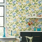 York Wallcoverings Morning Garden Yellow Wallpaper - SKU GR5904