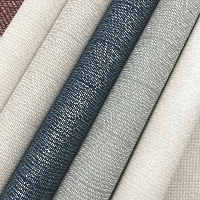 York Wallcoverings Natural Grid Grey Wallpaper - SKU OI0692