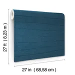 York Wallcoverings Natural Grid Navy Wallpaper - SKU OI0694