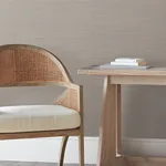York Wallcoverings Natural Sisal Classic Grey Peel & Stick Grasscloth Wallpaper - SKU PSW1591RL