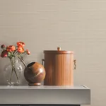 York Wallcoverings Natural Sisal Warm Grey Peel & Stick Grasscloth Wallpaper | Wallpaper Twins York Wallcoverings Natural Sisal Warm Grey Peel & Stick Grasscloth Wallpaper - SKU PSW1597RL