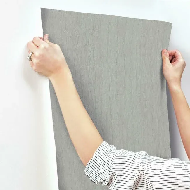 York Wallcoverings Natural Texture Grey Wallpaper - SKU DD3722