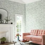 York Wallcoverings Oahu Fronds Light Green & White Wallpaper | Wallpaper Twins York Wallcoverings Oahu Fronds Light Green & White Wallpaper - SKU CV4434