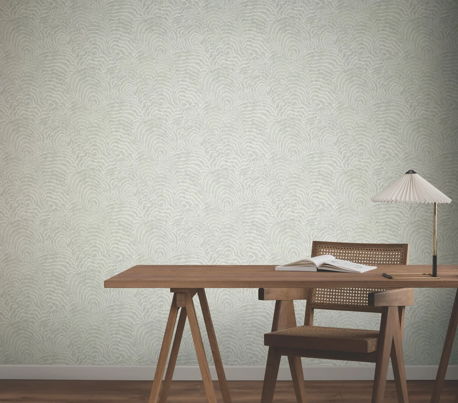 York Wallcoverings Ocean Jasper Grey Wallpaper - SKU GN2633