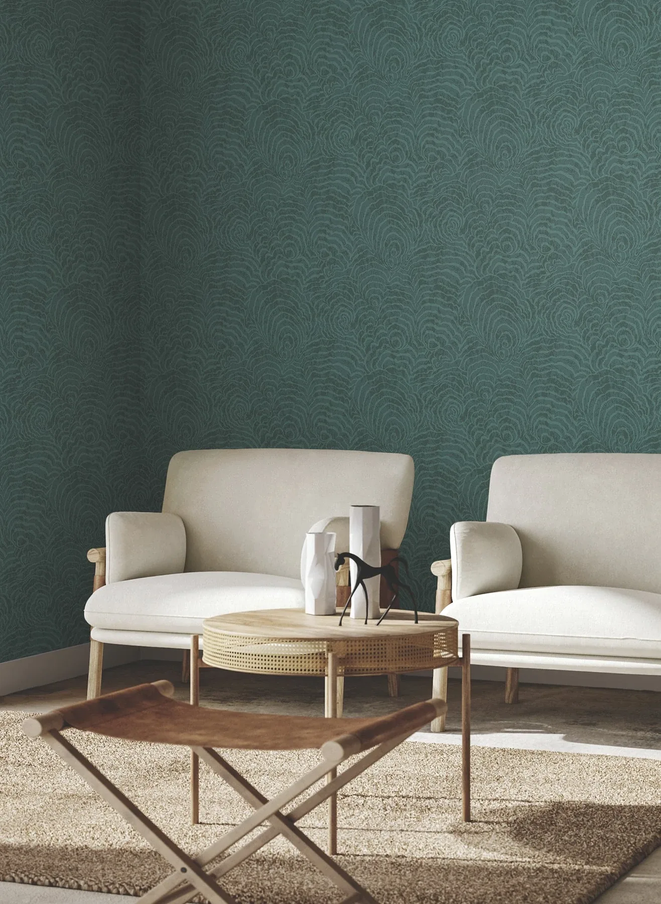 York Wallcoverings Ocean Jasper Teal Wallpaper | Wallpaper Twins York Wallcoverings Ocean Jasper Teal Wallpaper - SKU GN2631