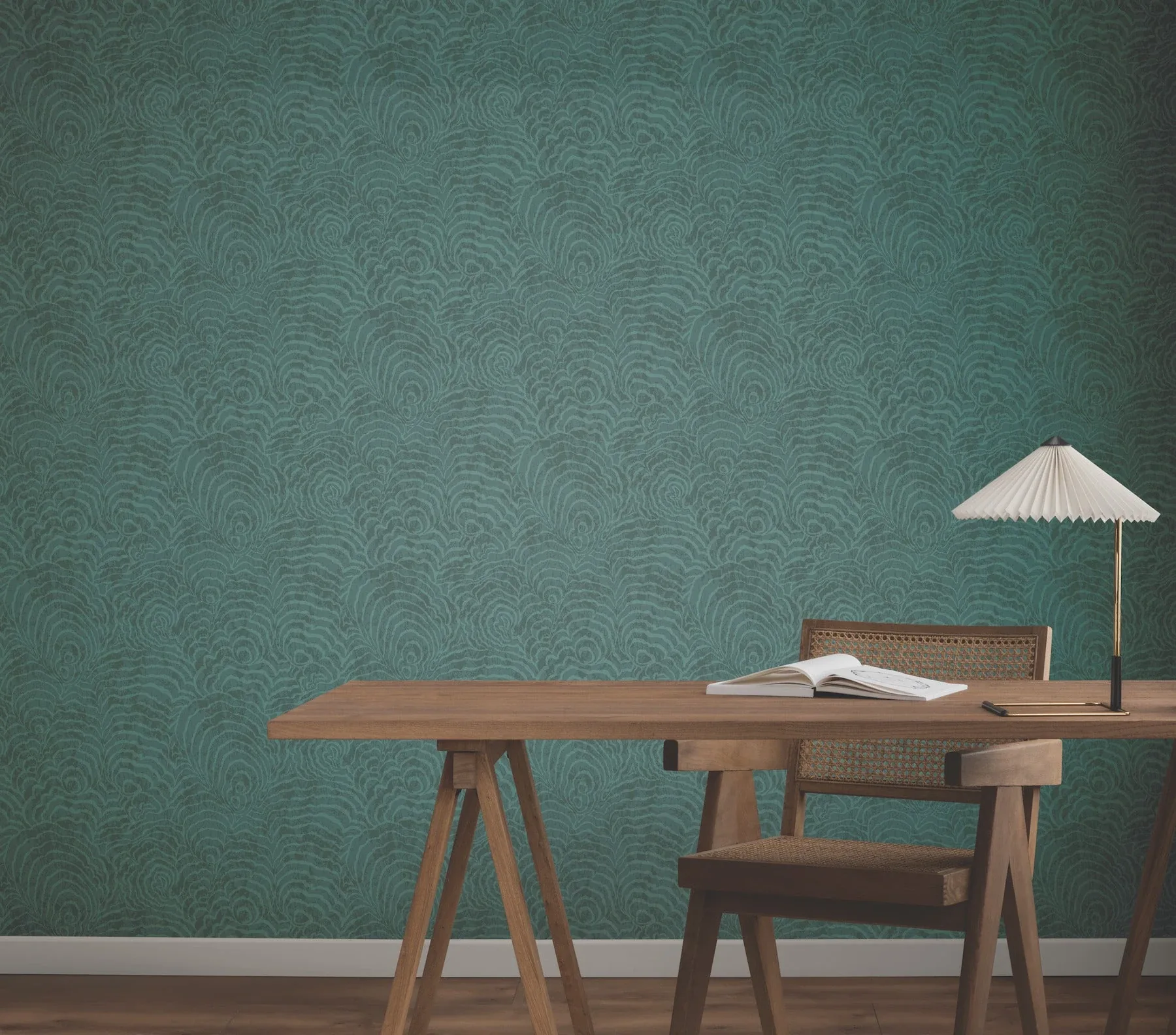 York Wallcoverings Ocean Jasper Teal Wallpaper | Wallpaper Twins York Wallcoverings Ocean Jasper Teal Wallpaper - SKU GN2631