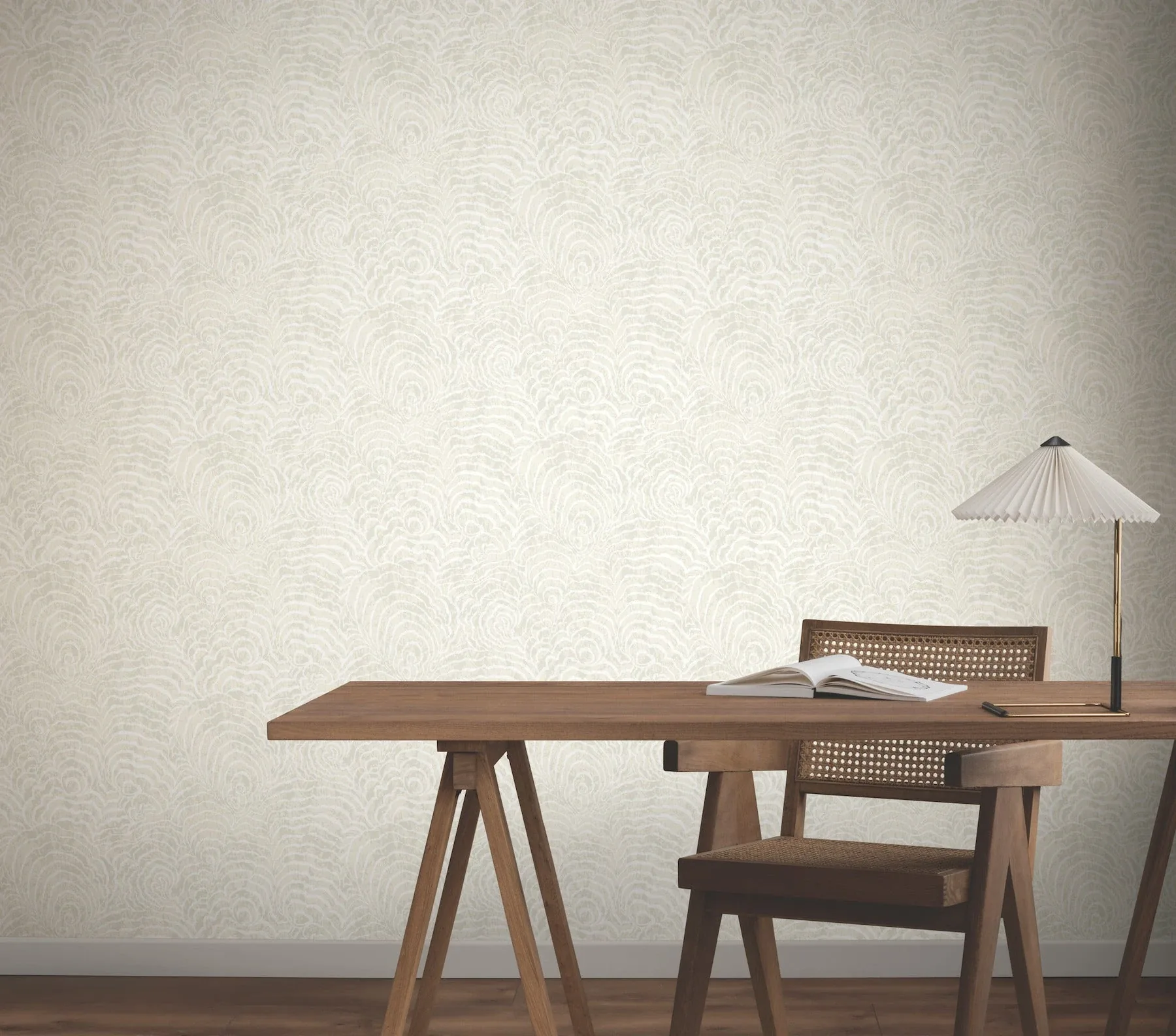 York Wallcoverings Ocean Jasper White Wallpaper - SKU GN2634