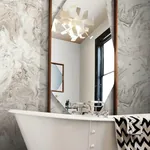 York Wallcoverings Oil & Marble Clay & Taupe Peel & Stick Wallpaper - SKU PSW1125RL