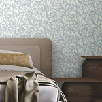 York Wallcoverings Olive Mill Sky Blue Wallpaper - SKU MT5612