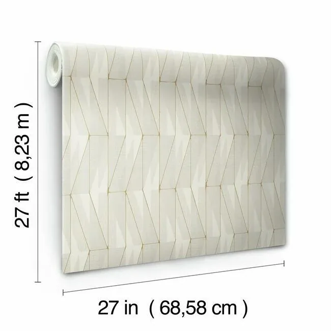 York Wallcoverings On an Angle Grey Wallpaper - SKU GM7558