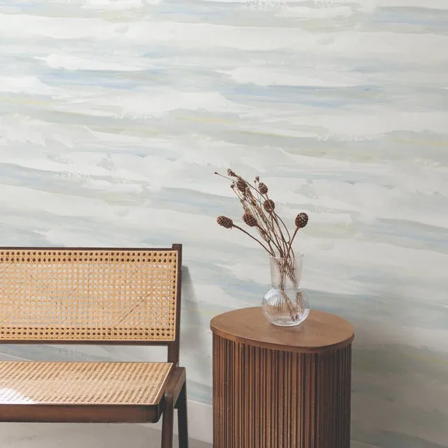 York Wallcoverings On The Horizon Blue & Yellow Wallpaper | Wallpaper Twins York Wallcoverings On The Horizon Blue & Yellow Wallpaper - SKU AG2010