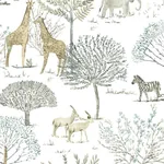 York Wallcoverings On the Savanna Neutral Peel & Stick Wallpaper - SKU PSW1212RL