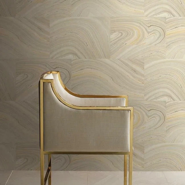 York Wallcoverings Onyx Grey Peel & Stick Wallpaper - SKU PSW1094RL