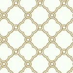 York Wallcoverings Open Trellis Gold Metallic Wallpaper - SKU SS2510