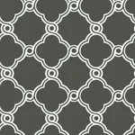 York Wallcoverings Open Trellis Grey Wallpaper - SKU AP7490