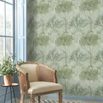 York Wallcoverings Orchard Green Wallpaper - SKU MN1823